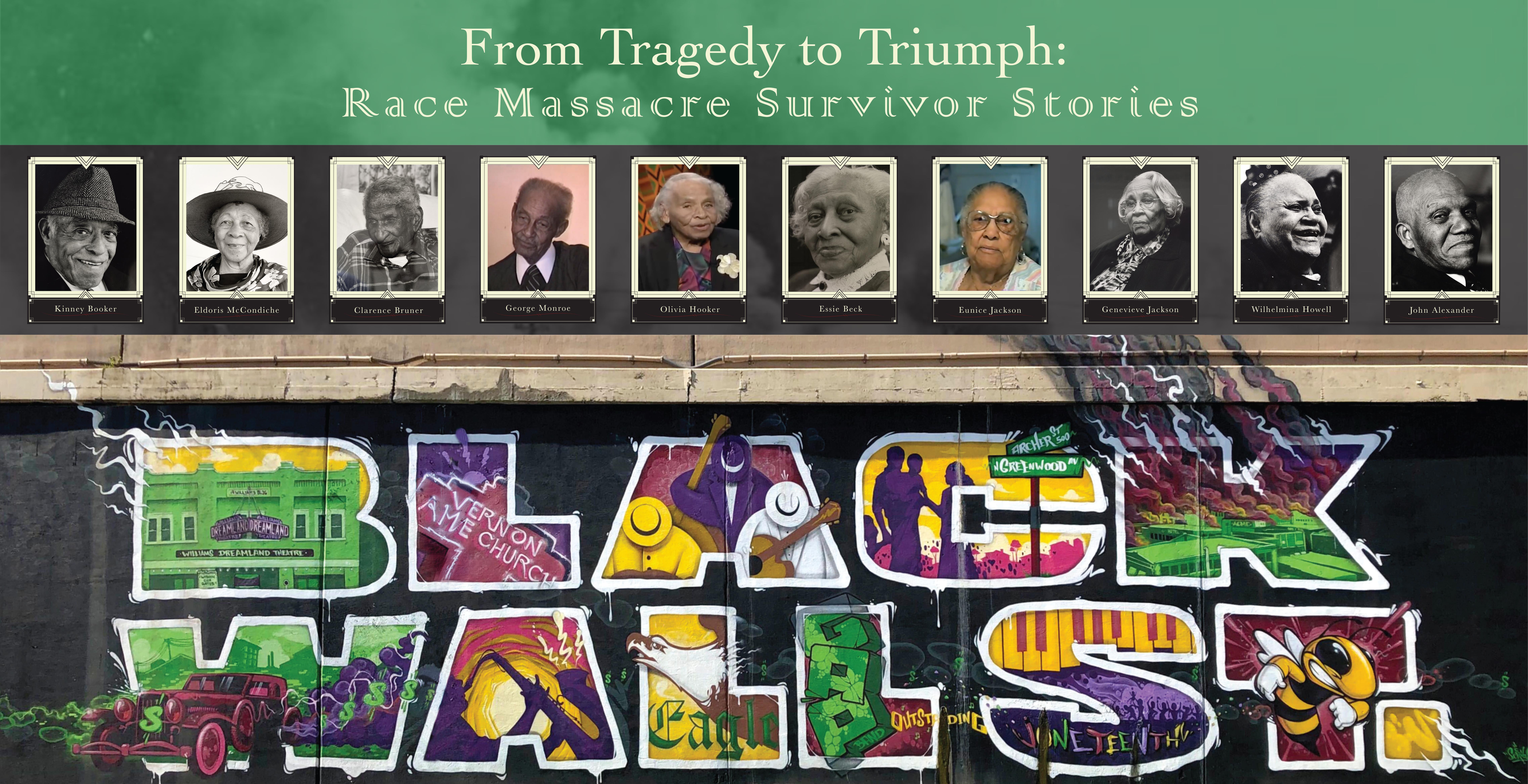 Black Wall Street Mural is the the title panel for the exhibit