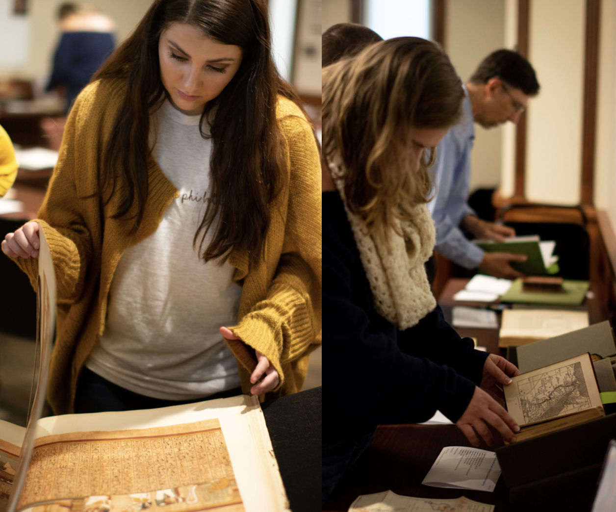 HISTORY OF SCIENCE class photo people reading books