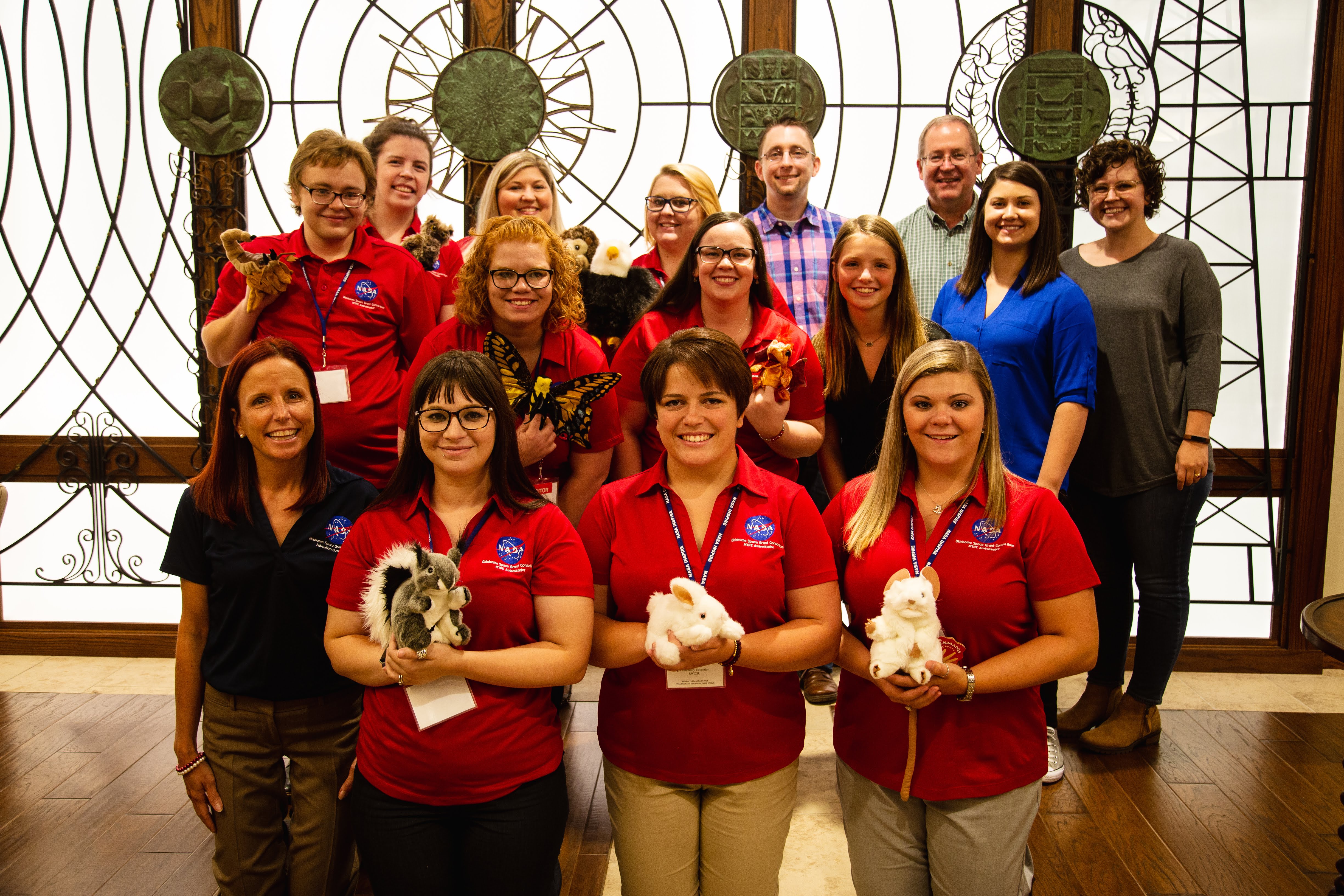 Group photo of educators from NASA Mission Planet Earth during visit to the Collections
