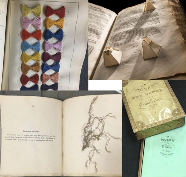 Images of various formats of printed books