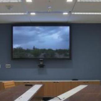Display monitor in conference room
