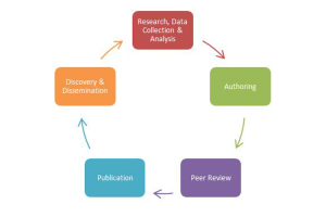 A representation of the scholarly communication cycle